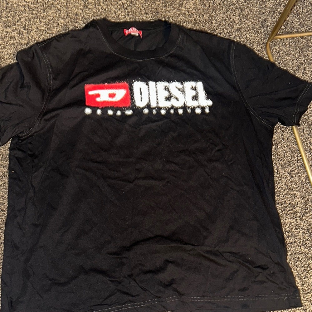 Diesel Black and Red Men's Tee